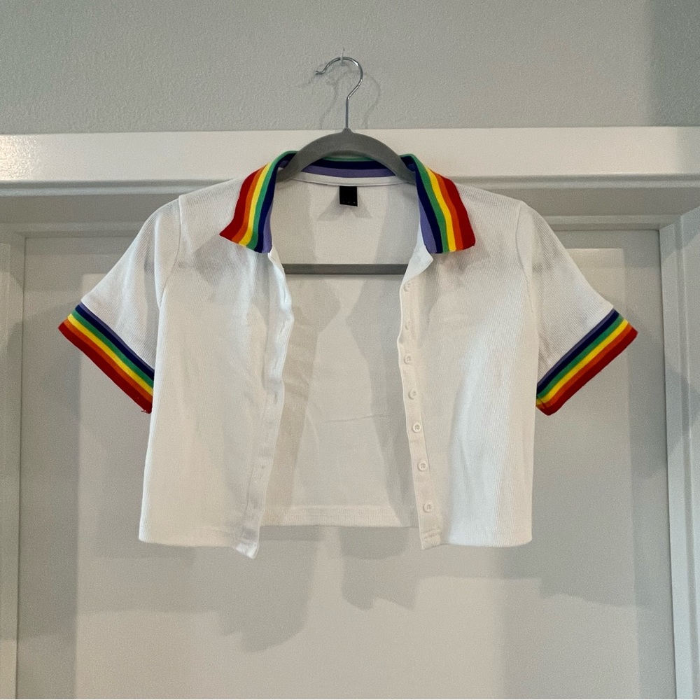 Tiny rainbow shirt 🌈